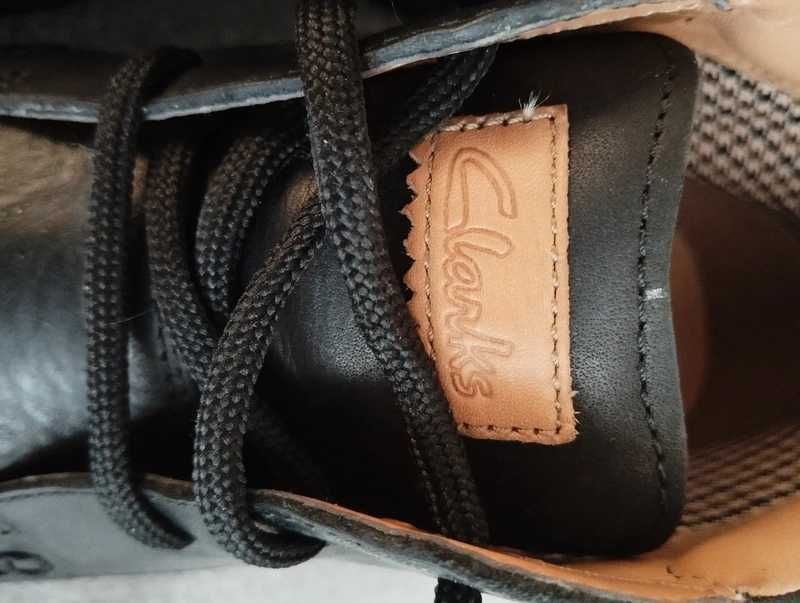 Skórzane botki męskie Clarks 41