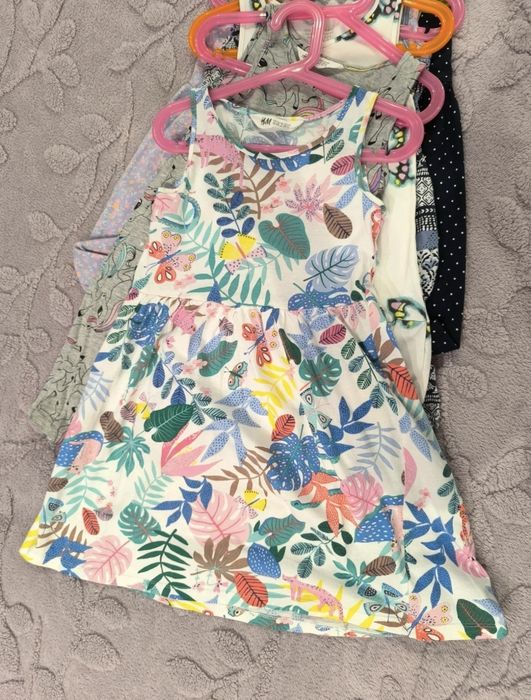 6 sukienek na lato h&m 122/128