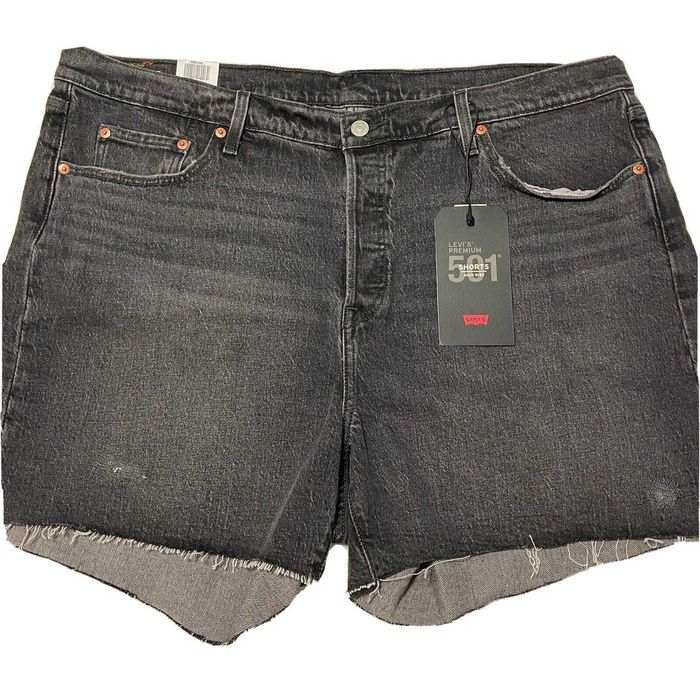 Szorty damskie Plus Size Levi's spodenki 501MD wysoki stan 24