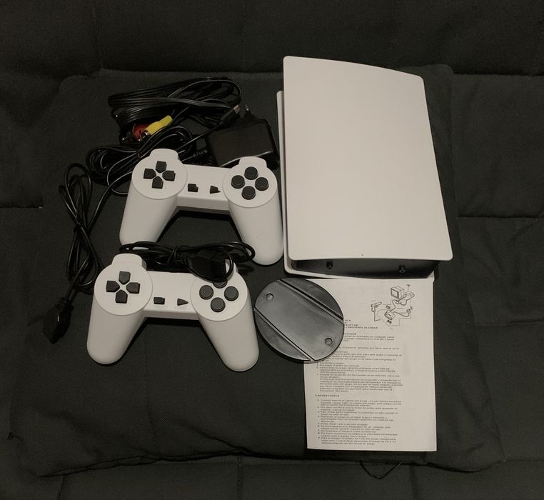 Consola de jogos e controlo joystick