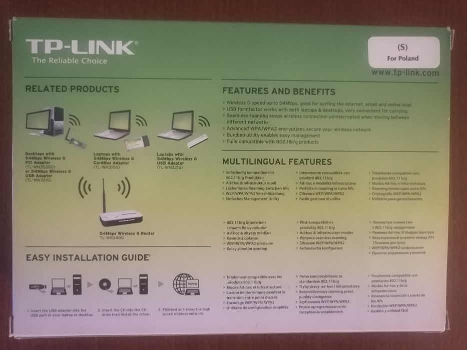 Adapter WiFi, Karta sieciowa TP-Link