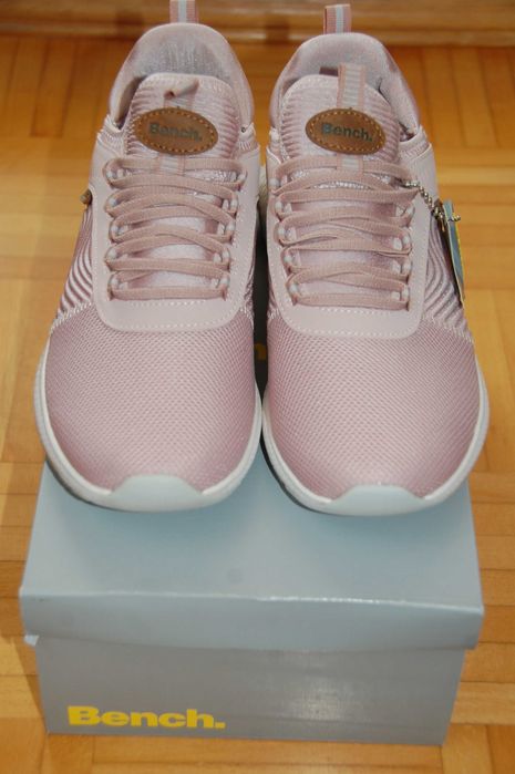 półbuty, sneakersy Bench, r. 40, NOWE, pudrowy róż