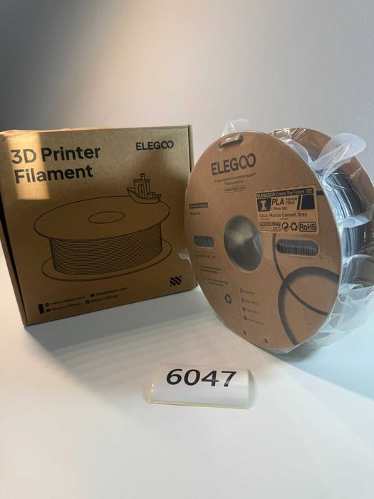 Filament PLA Marble Cement Grey 1,75 mm 1kg - do drukarek 3D (6047-74)