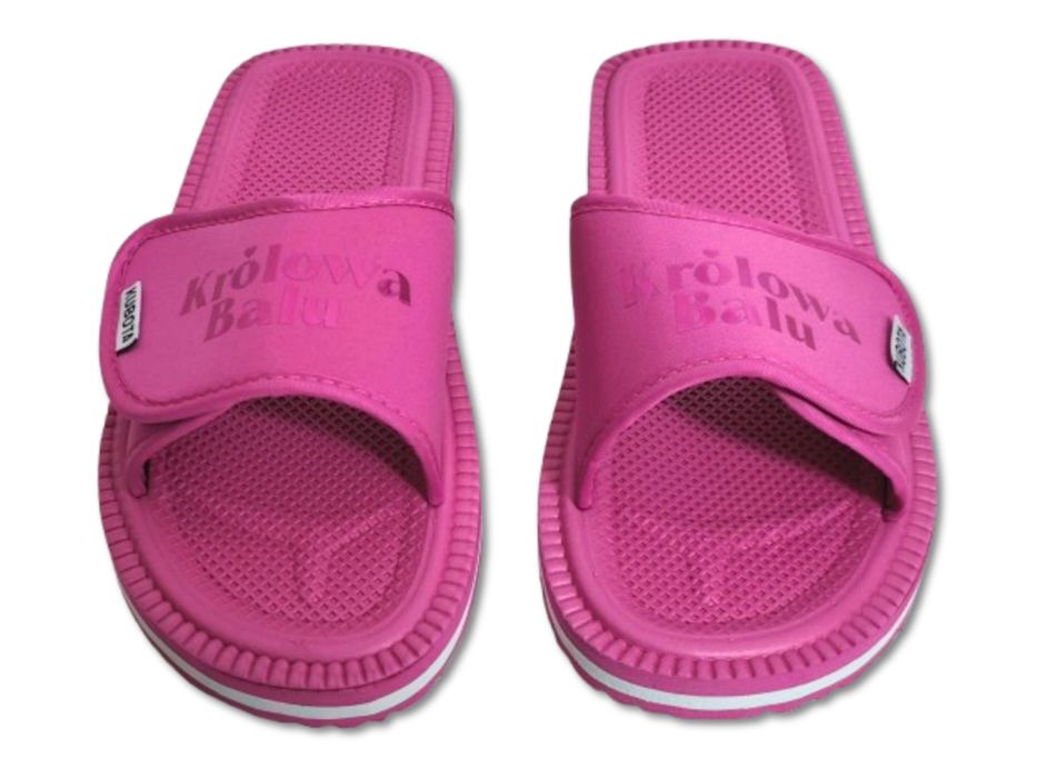 Piankowe klapki Kubota - Rzep Rozmiar 39 - Królowa balu