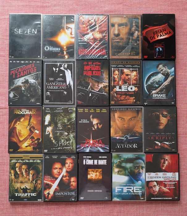 Vários filmes em dvd