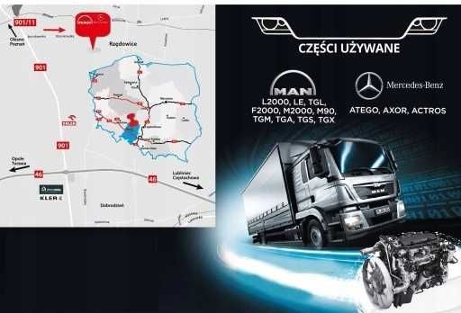 Man Tgl 8.180 12.210 Wszystkie części przepływomierz