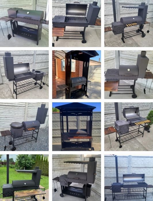 • 5 мм • ВІД ЗАВОДУ • Мангал 4в1 • Гриль Смокер з Пічкою під Казан