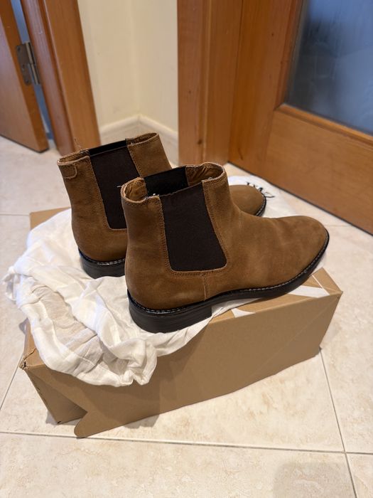 Botas Chelsea em Pele – Zara | Castanhas | Nº 42