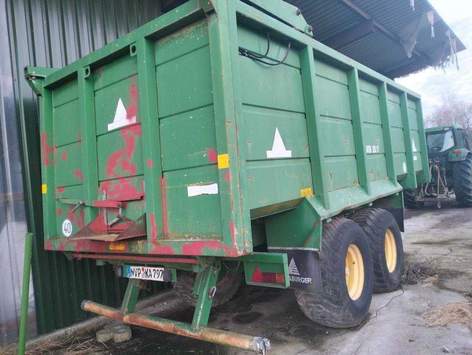 Przyczepa rolnicza Hw 8011 Conow,tandem Annaburger,tridem