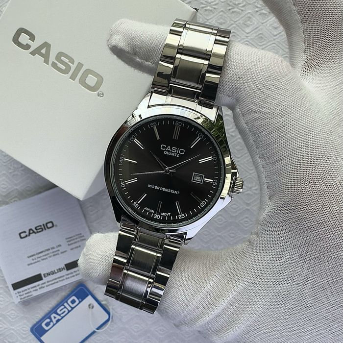 Годинник Casio MTP-1183  steel black з Упакуванням