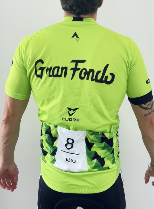 Camisola de Ciclismo Cuore Strava Gran Fondo Verde