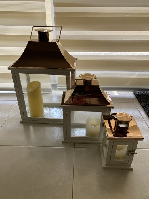 Conjunto de lanternas decorativas