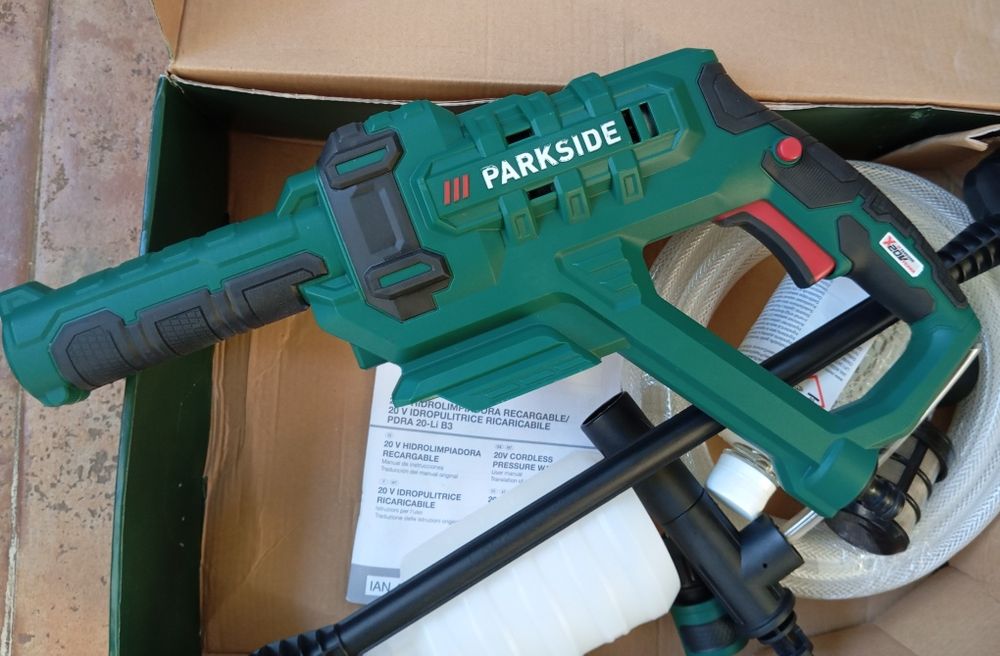 Aparelho de limpeza a pressão a bateria 20V Parkside
