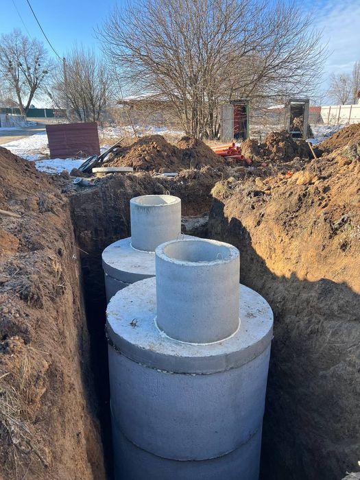 Копка септиков, копання Канализации, траншеи, вигрибные ямы под ключ