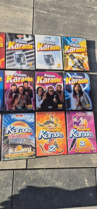 Zestaw 45 płyt cd karaoke retro śpiewanie
