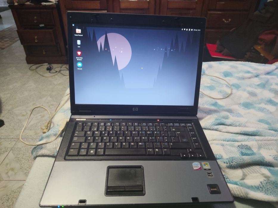 HP portátil com Xubuntu – funcional
