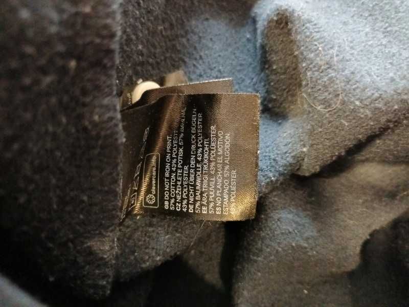 Granatowa bluza polo męska Divided rozmiar M