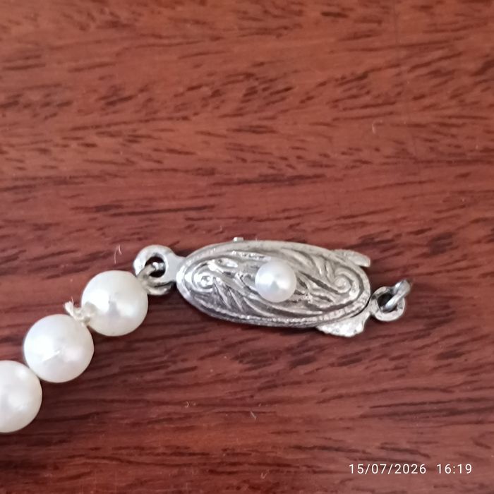 Colar de pérolas longo anos 50s (ler a descrição).