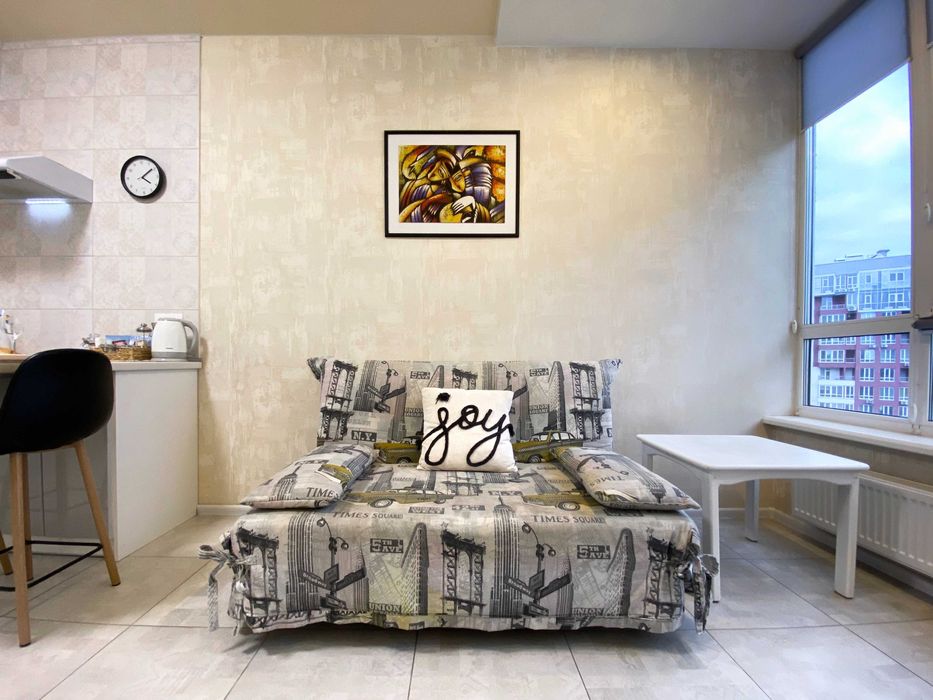 Затишна 1к квартира МВЦ Лівобережна/Левобережная, ЖК Каховська