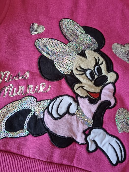 Bluza spódniczka i legginsy Minnie Mouse r 104