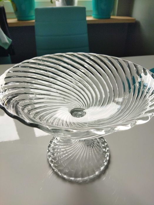 Patera owocarka Spirelli hsg Ząbkowice Serwicki szkło PRL, vintage