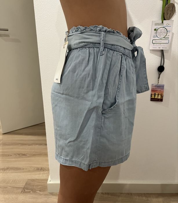 Calções azuis Mango 11-12 anos |Largos | Novos com etiqueta