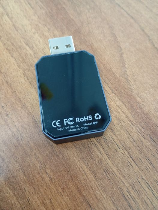 CarPlay wireless 2 w 1 bezprzewodowy adapter samochodowy android auto