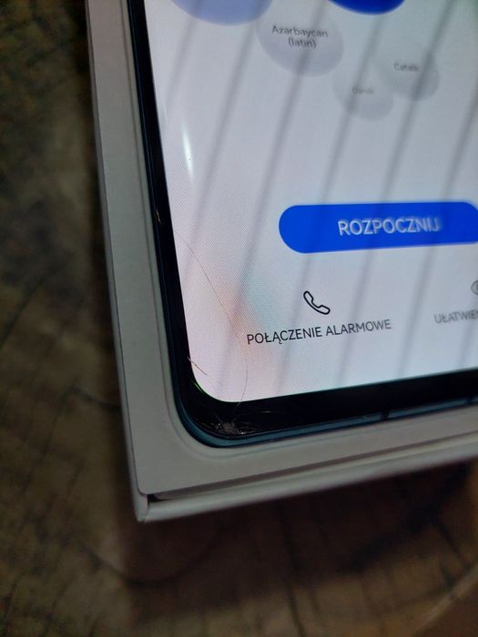Huawei P30 Pro 256 GB – komplet, sprawny, pęknięcie w rogu