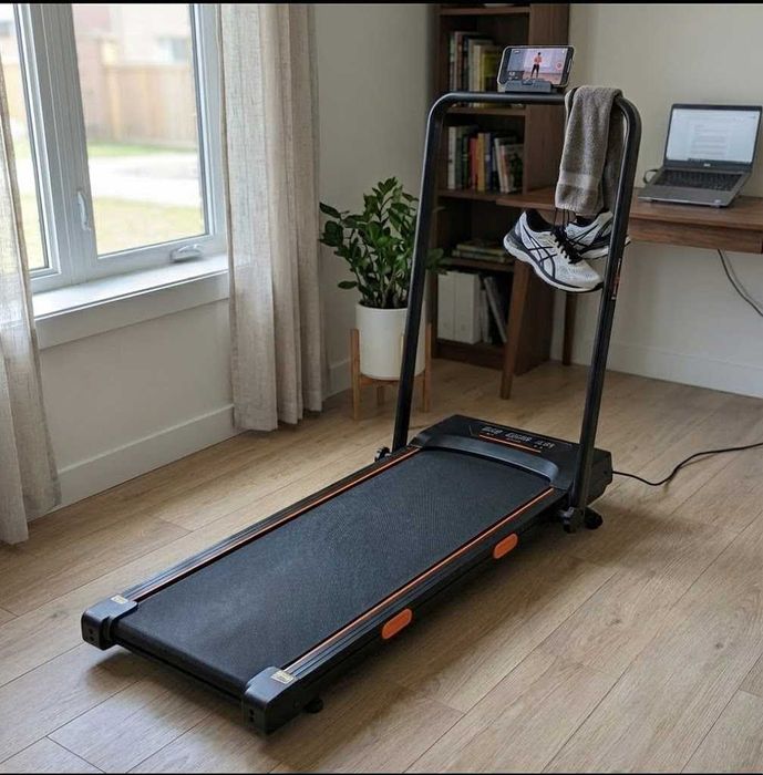 Розпродаж! Тонка бігова доріжка Fitonix (1-8 км/год) до 110 кг. Уцінка