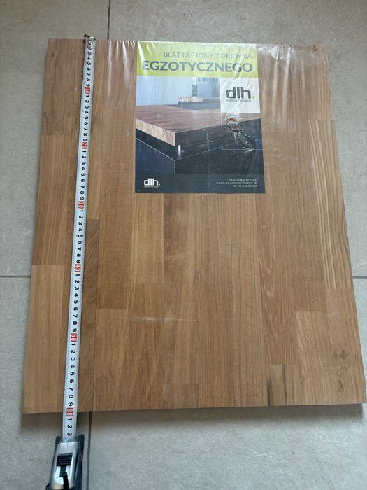 Blat drewniany DLH Teak 18x490x600