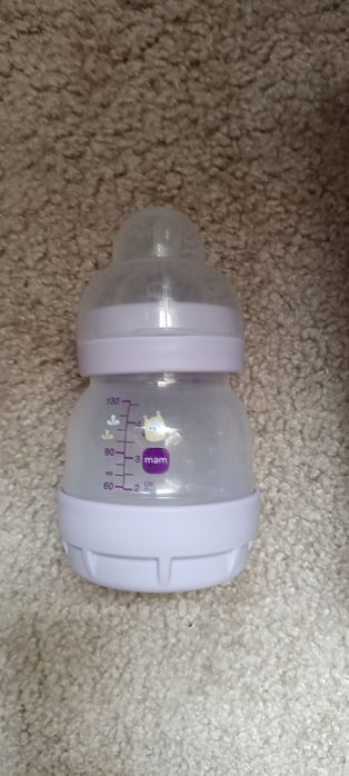 Butelki MAM + smoczki 0 i 2