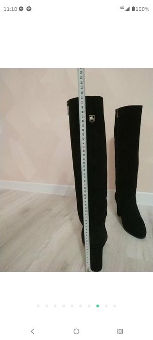 Жіночі замшеві ботінки