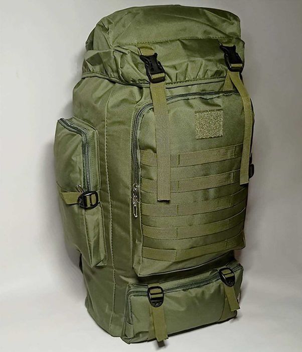 Військовий тактичний рюкзак, водонепроникний рюкзак 70-80л (Олива)