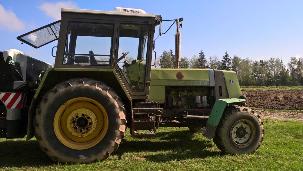 Fortshritt 323a /Ciągnik LTZ 55 A  / Talerzówka Dal-bo/ Siewnik Overum
