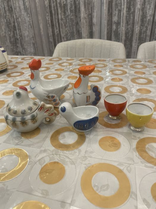 Спецовники ,соусницы,горчичница Курочка ,Петушок
