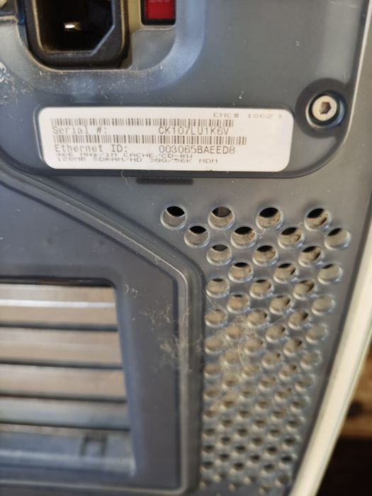 Computador Apple power mac g4