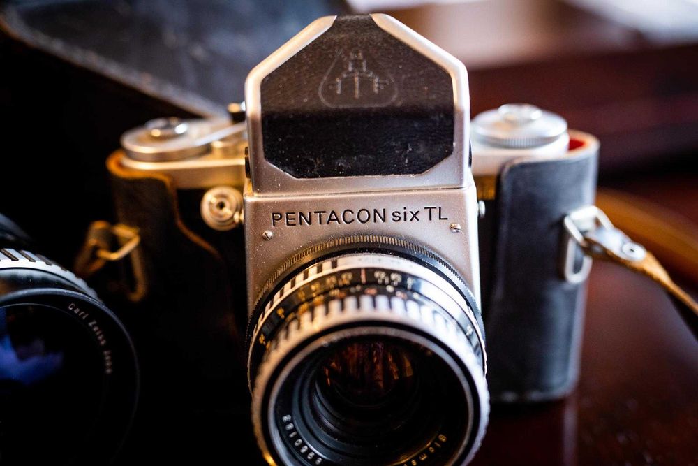 Pentacon Six TL bogty zestaw Zeiss Arasat rarytas zabytkowy aparat
