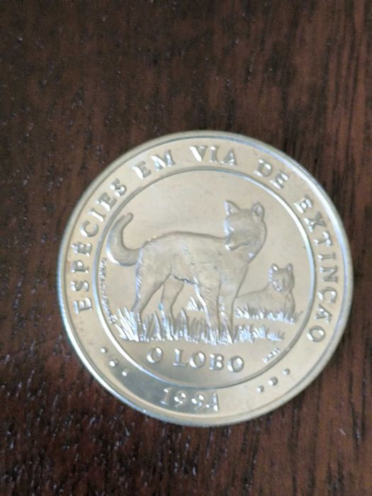 1994 - Moeda comemorativa 1000 escudos - O Lobo