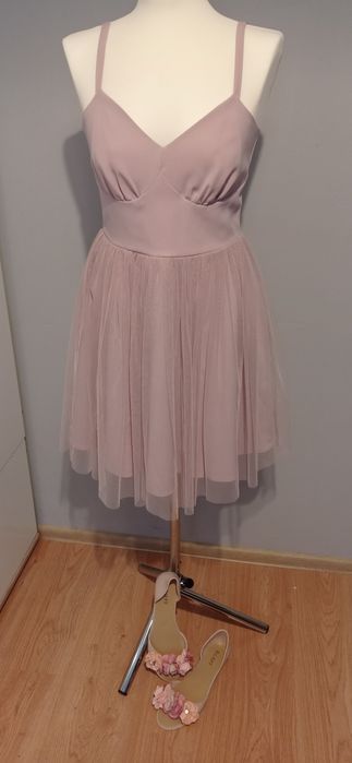 Nowa sukienka na komunię wesele wizytowa S /36