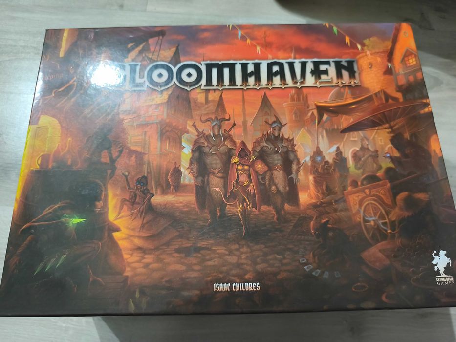 Gra Gloomhaven [ENG] + Zestaw scenariuszy solo + Zestaw naklejek winylowych SinisterFish