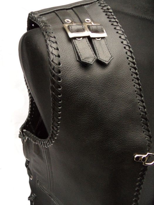 Nowa Kamizelka Klubowa Motocyklowa Skóra / Różne rozmiary od M do 8XL