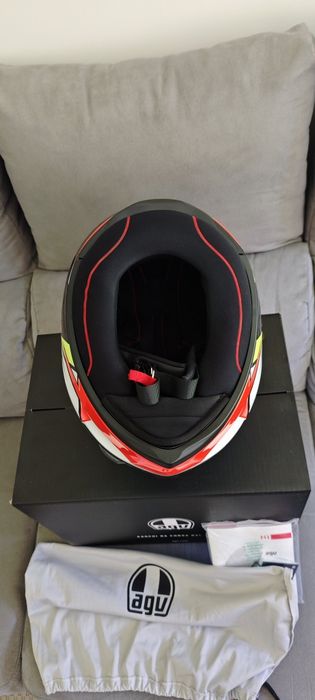 Capacete AGV K1 Replica Rodrigo – Tamanho S (Como Novo)