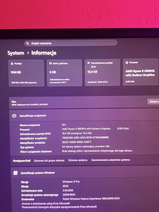 Asus ROG Zephyrus G14