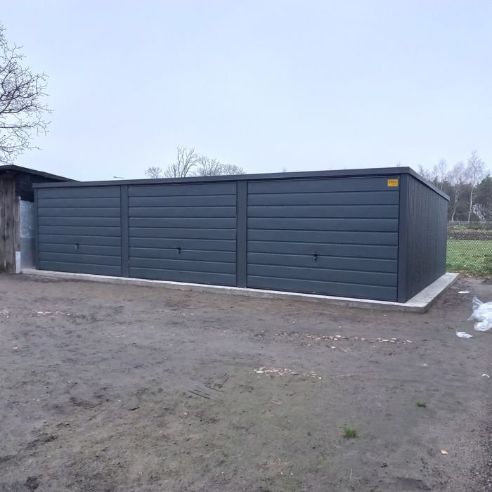 9x5 MAZ Garaz Blaszany Garaze Blaszane Blaszak Blaszaki Antracyt