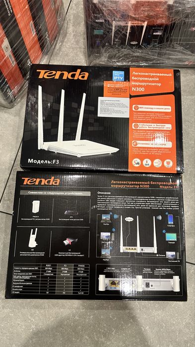 Tenda F3   Wi-Fi маршрутизатор (роутер)