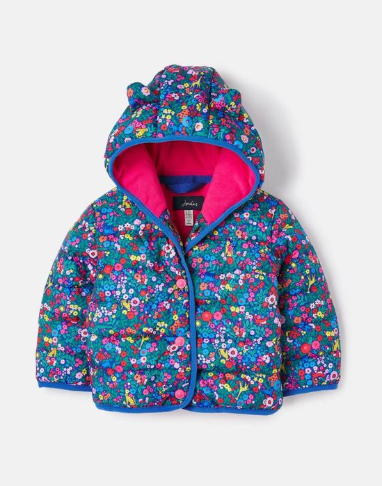 Куртка 0/3 мес цветочный принт
