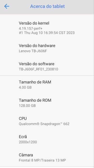 Vendo Lenovo Tab P11