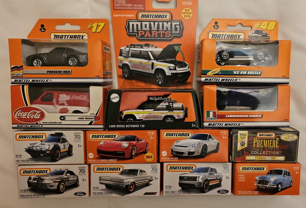 Matchbox vários modelos