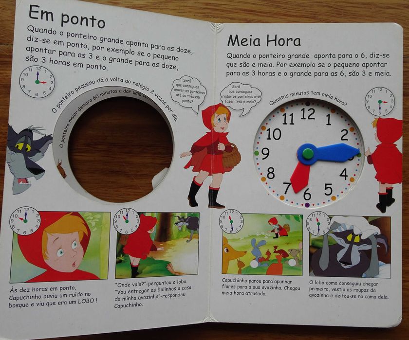 Aprender As Horas (Com a Capuchinho Vermelho)
