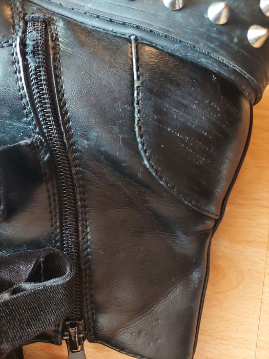 DeeZee | buty | glany | kolce | welurowe wstawki | unikat
